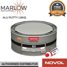 NOVOL ALU PUTTY WITH ALUMINIUM POWDER BODY FILLER 1.8KG  WITH BPO HARDENER