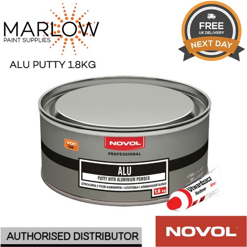 Novol alu putty with aluminium - with,