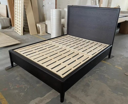 Hand crafted oak queen - oak, sized