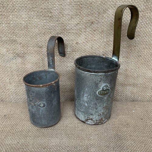 Antique milk measures pint - antique,