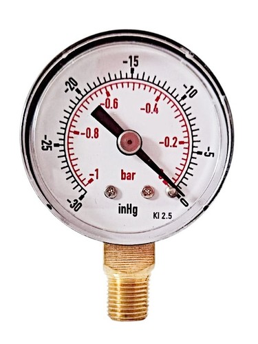 Vacuum gauge 40mm - or, 50mm