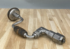 Vintage C H Chapman Stanley Ratchet 5” Sweep Hand Brace Hand Drill Auger Tool