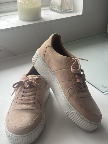 Whistles nude suede flatform - suede,