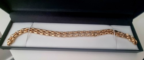 9ct gold belcher chain - 9ct,