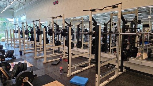 York barbell sts - sts, rack