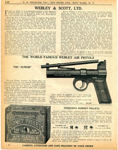 1936 print the webley - ad, of