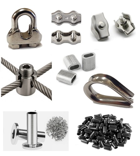 Wire rope clamp - clamp, thimble