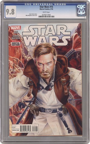 Star wars 15a mayhew cgc - star, 9.8