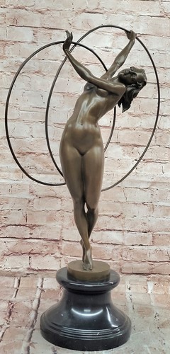 Bronze gymnast hoop dancer - bronze,