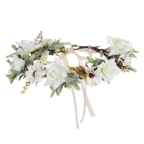 Leaf flower crown garland - leaf,