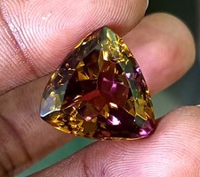NATURAL Zultanite ( Color-Change) Trillion Cut Loose GEMS GIE Certified 28.95 Ct