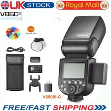 Godox V860III-C 2.4G TTL Li-ion Battery Wireless Camera Flash For Canon UK STOCK