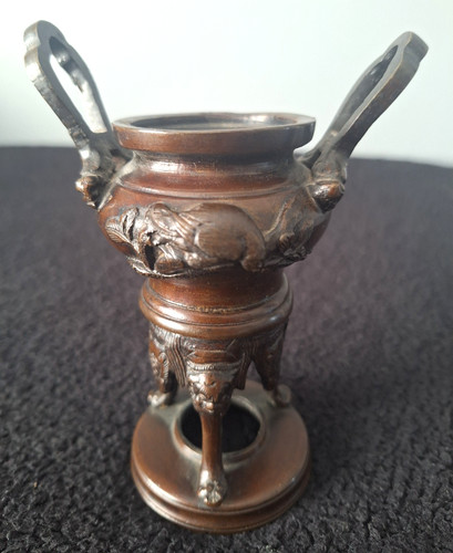Antique meiji period patinated - antique,