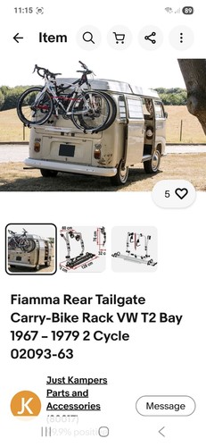 Bike rack for - vw, t2