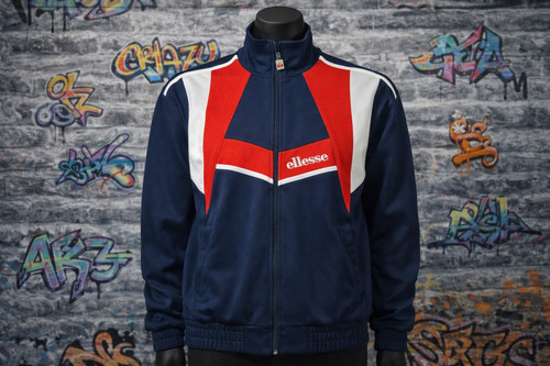 Ellessetrack top navy white - top, navy/white