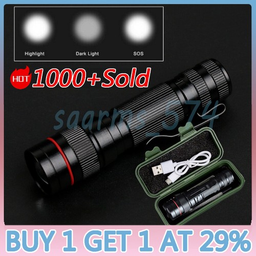 1200000lm usb rechargeable led - rechargeable,