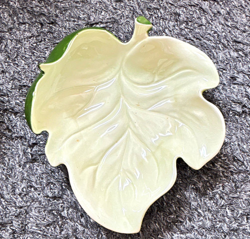 Carlton ware handpainted leaf - handpainted,