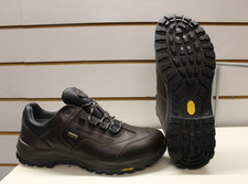 Grisport Eskdale Waxy Brown Leather Waterproof Walking Trail Shoes UK 8 EU 42