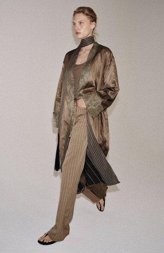 Zara pale pink taupe jacquard - pale,