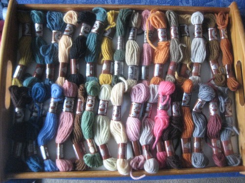 Skeins tapestry wool by - of,