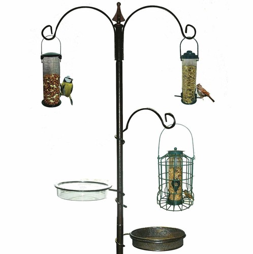 Metal bird feeding station - metal,