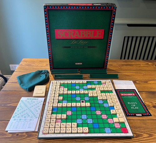Scrabble deluxe board game - deluxe,