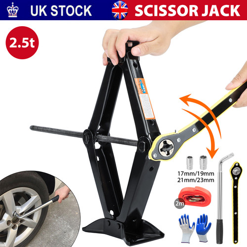 Scissor jack extendable - 2.5t, +