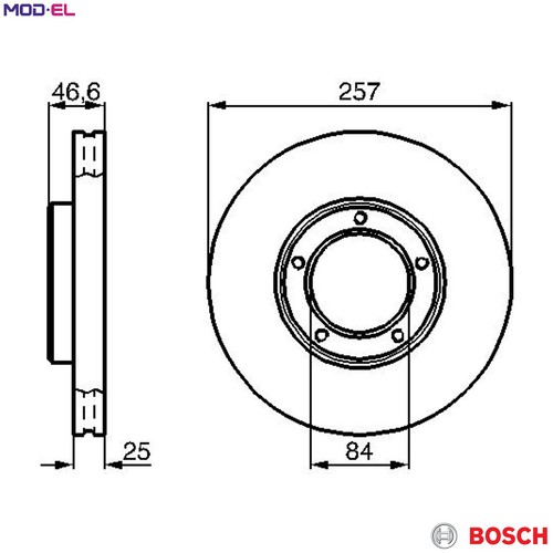 Brake disc 986 478 - 2x, 0