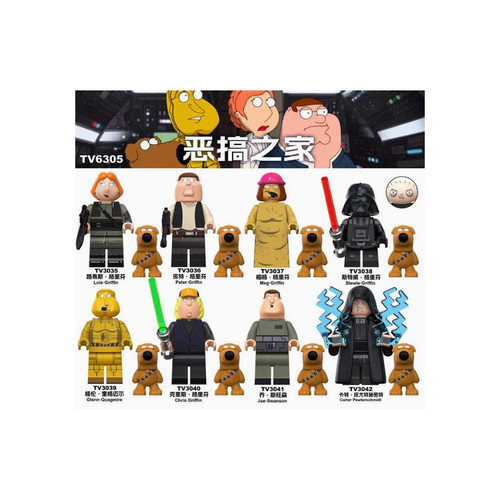 Custom lego family - custom, peter