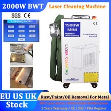 2000W Handheld Fiber Laser Cleaning Machine Rust Oil Paint Removal Laser Cleaner