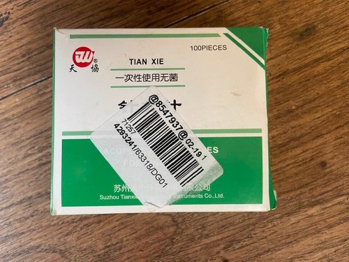 Tian xie acapuncture - xie, x