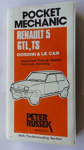 Renault workshop manual ts - renault,