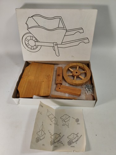 Wooden garden wheelbarrow - wooden,