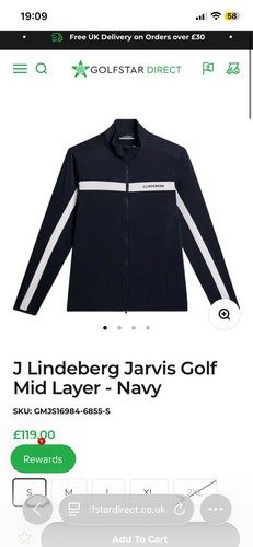 Lindeberg jarvis men golf - jarvis, men's
