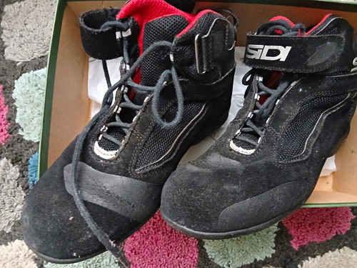Used sidi womans motorbike - used,