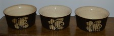 3 x Brown Denby Bakewell