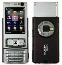 New Condition Nokia N95 8GB Mobile Phone Unlocked Slider Silver + Warranty