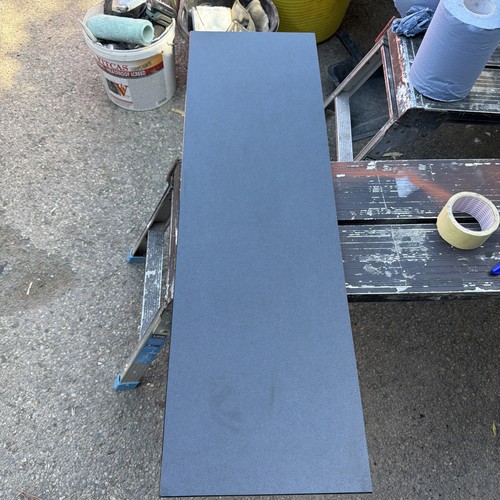 Polished granite back hearth - ,