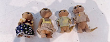 Sylvanian Families Meerkat Family of 4 Toys Pre-owned
