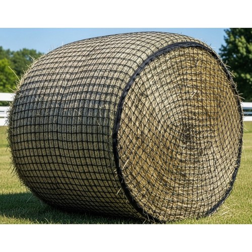 Round bale hay net - 6',