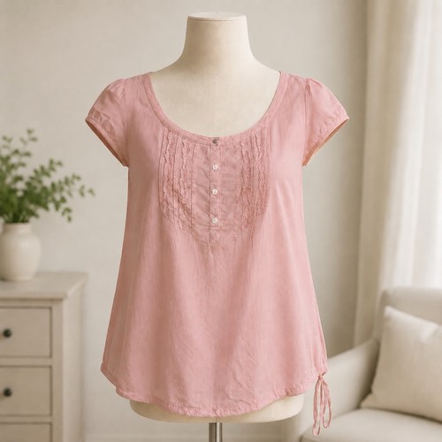 Zara basic pink ruffle - zara,
