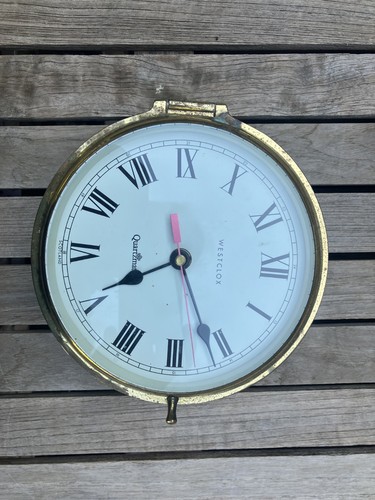 Ships brass clock - made, by