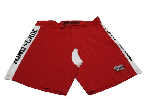 Fighting shorts red large size - red,