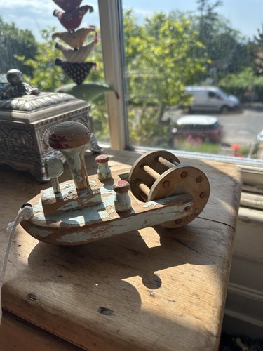 Vintage old handmade wooden - vintage,