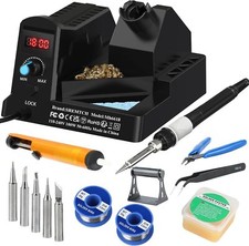 100W Soldering Station Digital Solder Iron Stand Kit Adjustable Temperature LED