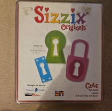 Sizzix Originals Red Die Provo sizzix / Ellison in Orig Case 38-1109 Locks