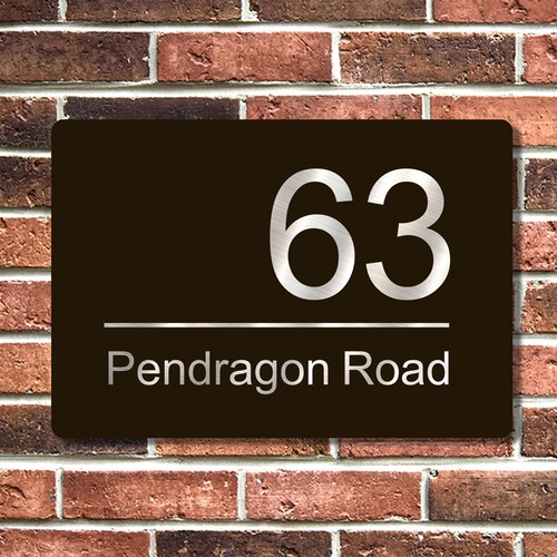 Personalised house number - personalised,