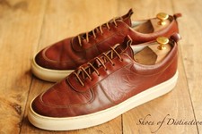 Grenson Tan Brown Leather Lace Up Trainers Men's UK 7 GUS 8 EU 41