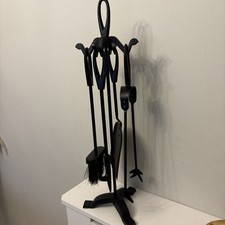 Vintage Style Black Iron Fire