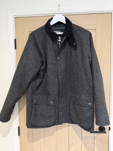 Barbour bedale wool - wool, grey
